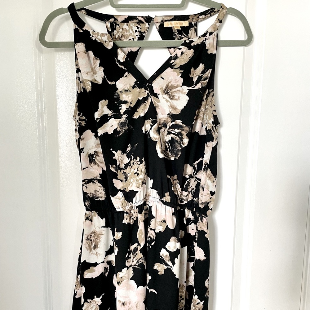 Stitch fix black floral romper size S